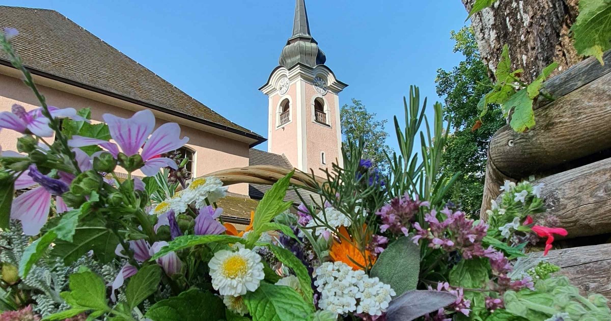 Kräuterweihe in St. Jakob am Thurn © TVB Puch